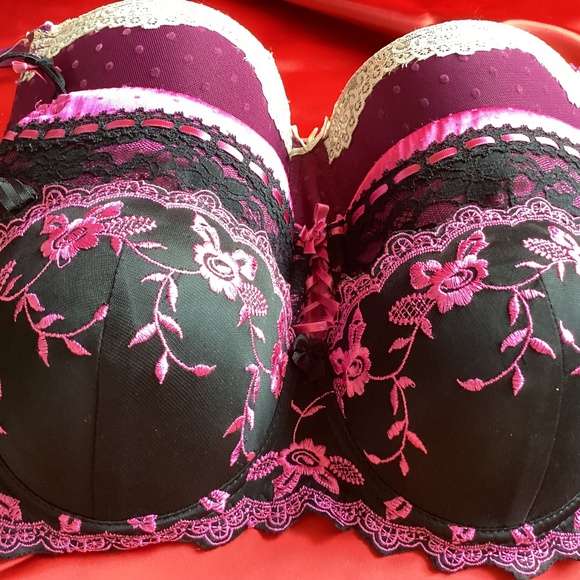 Three Padded Bras Size 36C H&M